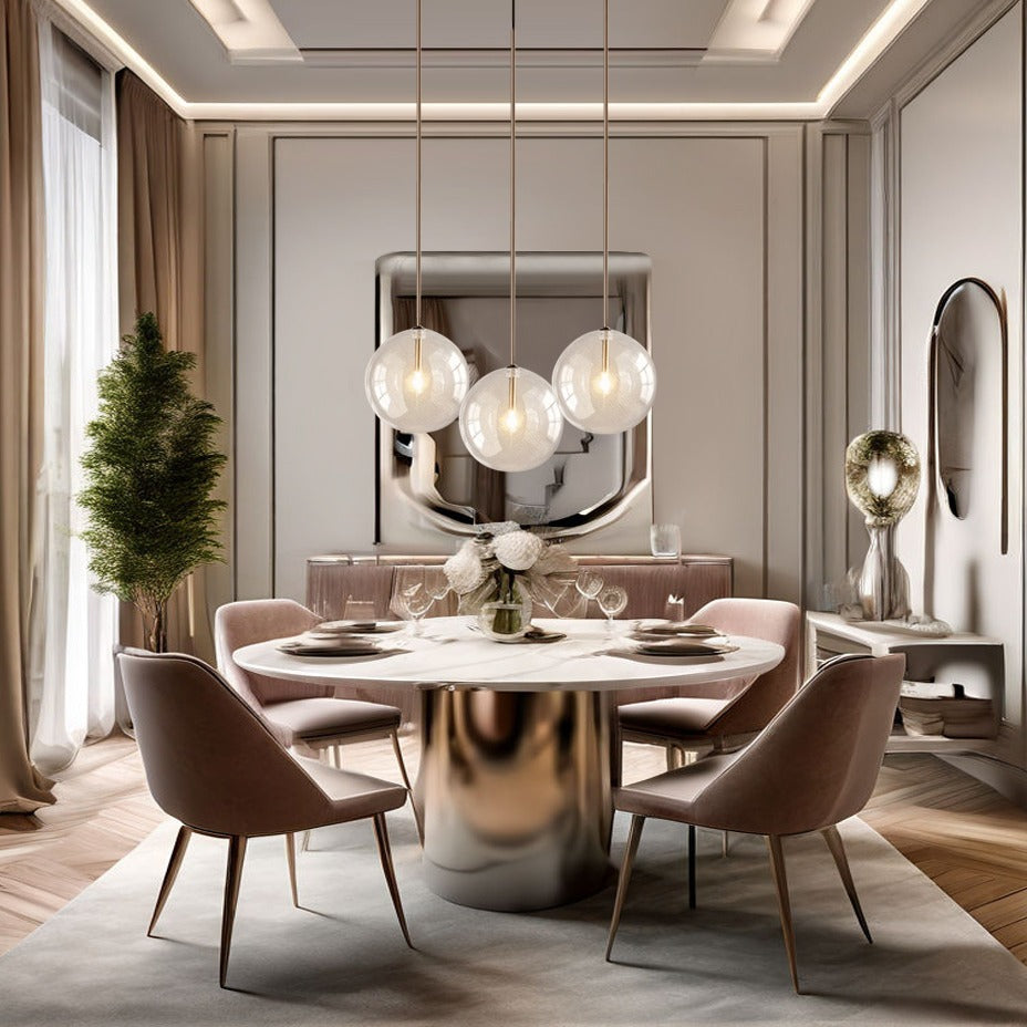 Glass Globe Pendant Lights For Modern Kitchens And Bedrooms