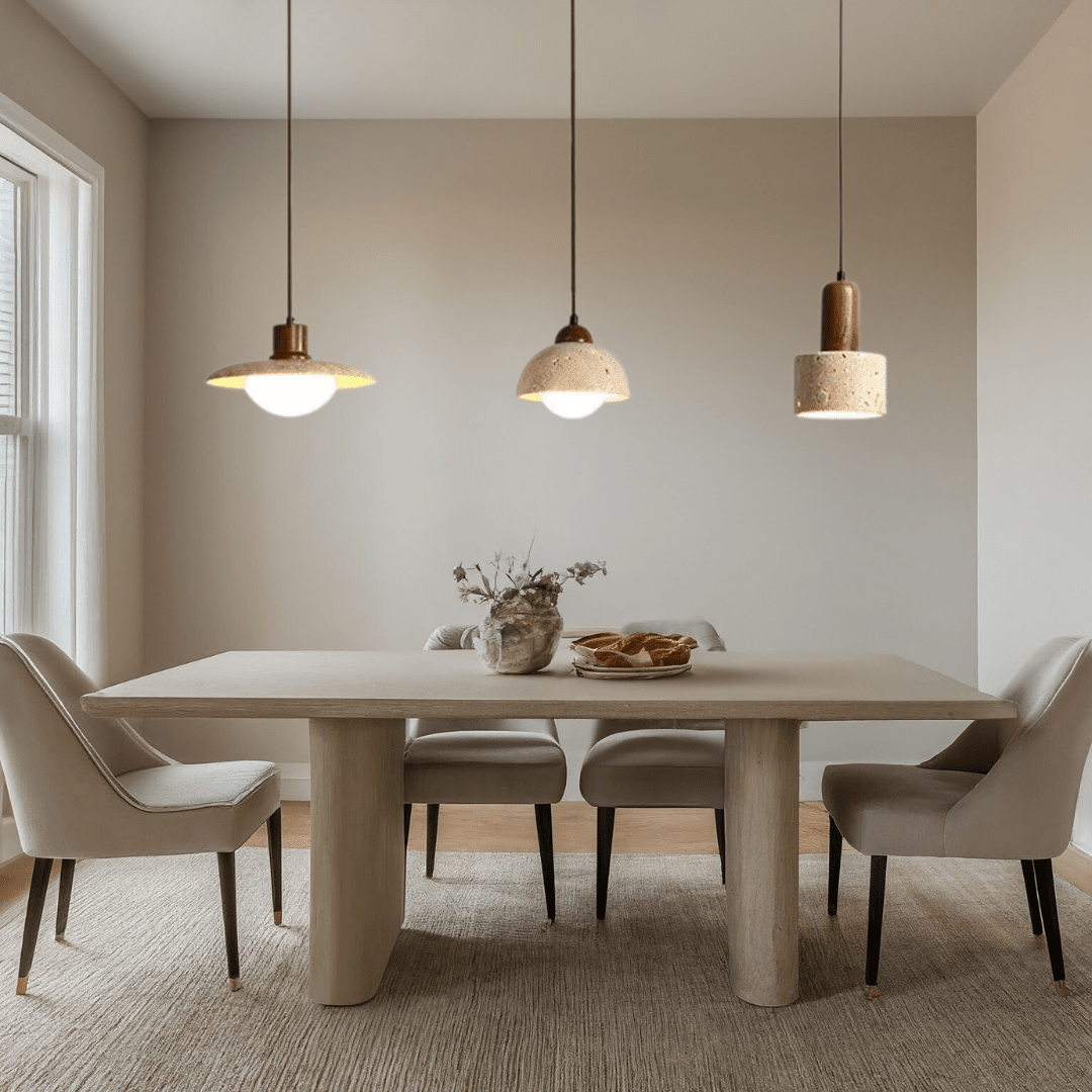 Solena Travertine Pendant Lighting For Modern Homes