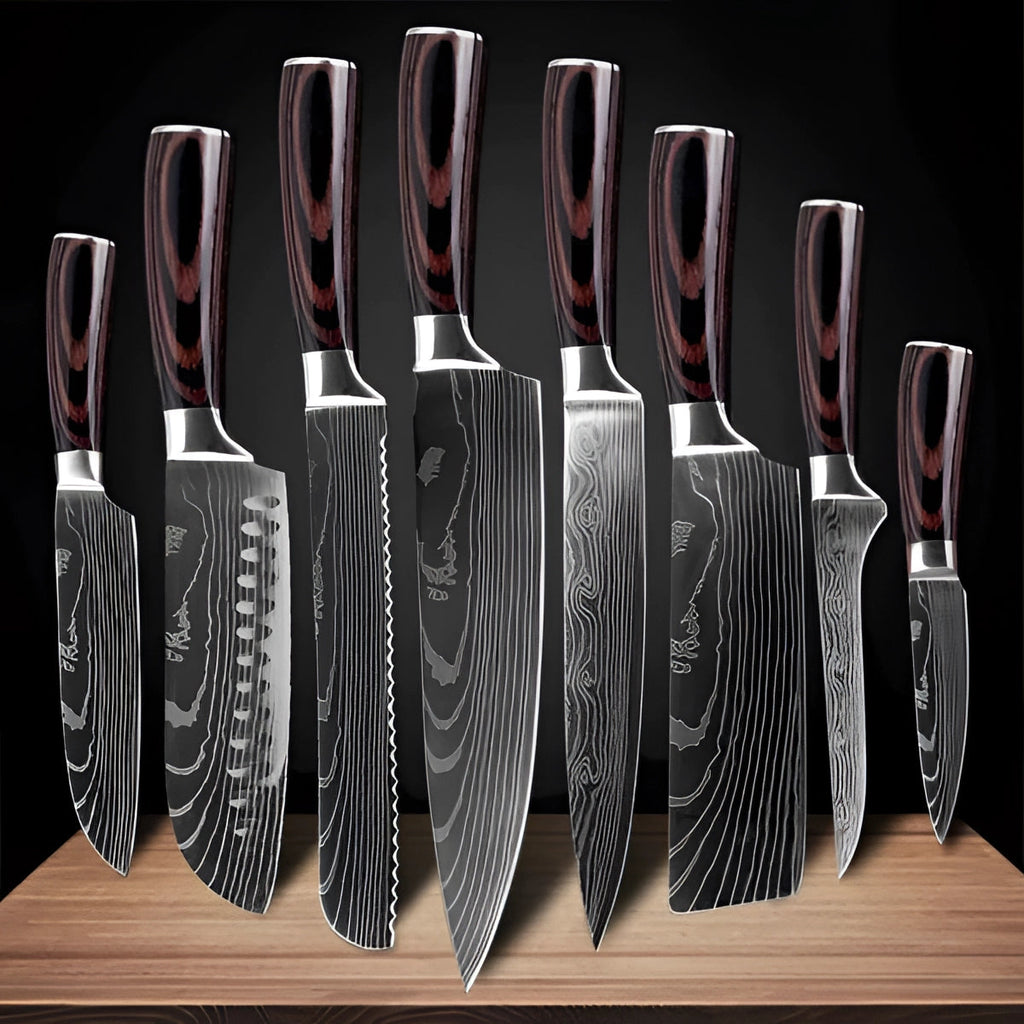 Imperial Collection Knife Set With Durable Steel Blades For Precision Cutting