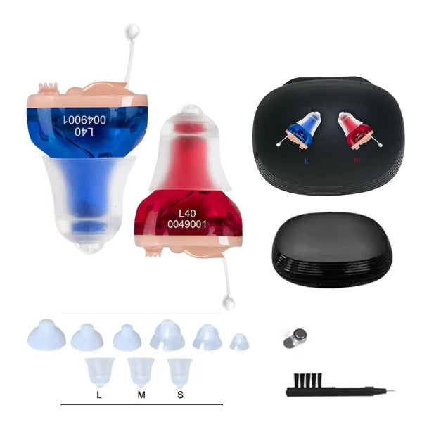 Rechargeable In-Ear Hearing Aids With Long-Lasting Battery And Clear Sound