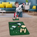 Home Indoor Golf Kit With 5-Piece Clubs Putting Mat And Accessories