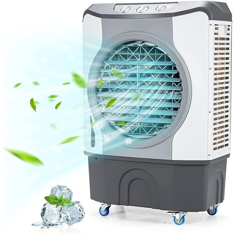Industrial 4-In-1 Evaporative Cooler With 45L Tank And Strong Airflow For Large Spaces