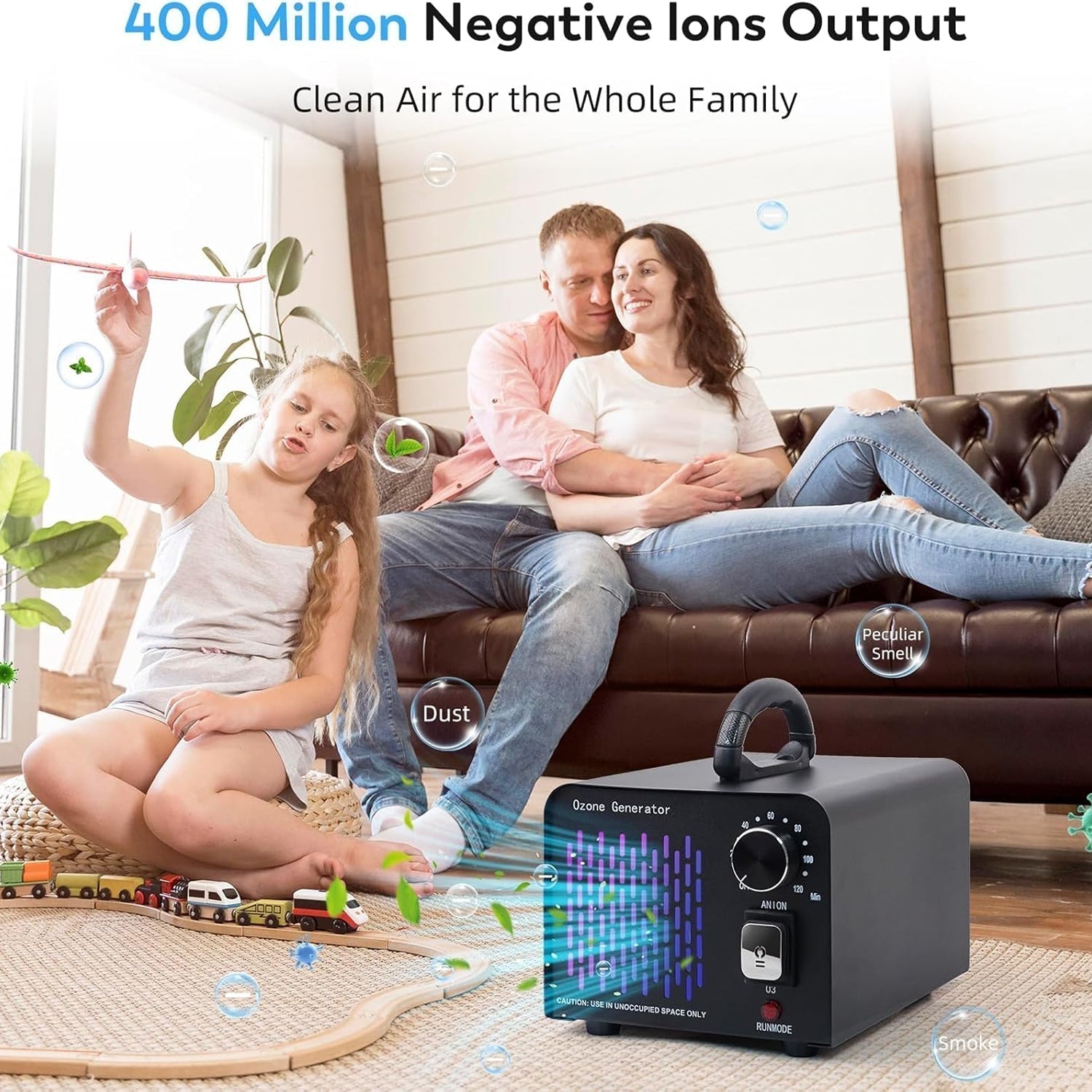 Ozone Generator 68,000 Mg/H For Air Purification Filter Free Industrial Use Home Office