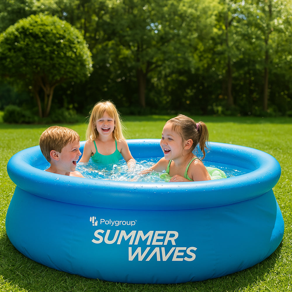 Inflatable Pool With Easy Setup And Filter Pump For Spacious Family Summer Fun