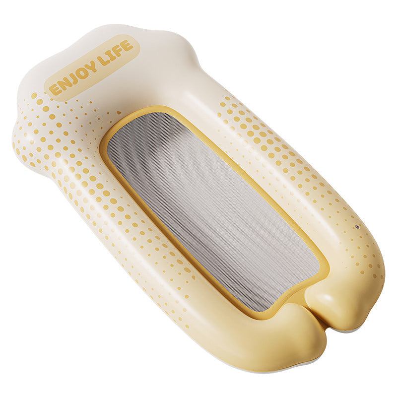 Inflatable Relax Lounger For Outdoor Comfort With Mesh Ventilation