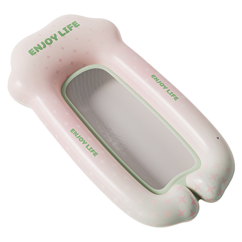 Inflatable Relax Lounger For Outdoor Comfort With Mesh Ventilation
