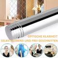 Shatterproof PET Window Mirror Film With Self-Adhesive Backing For Safe Reflection