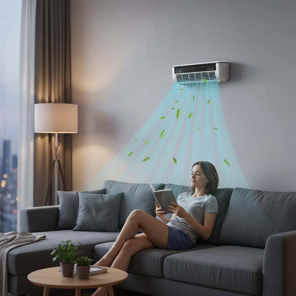 Remote Controlled Wall Mount Fan For Quick Space Saving Cooling
