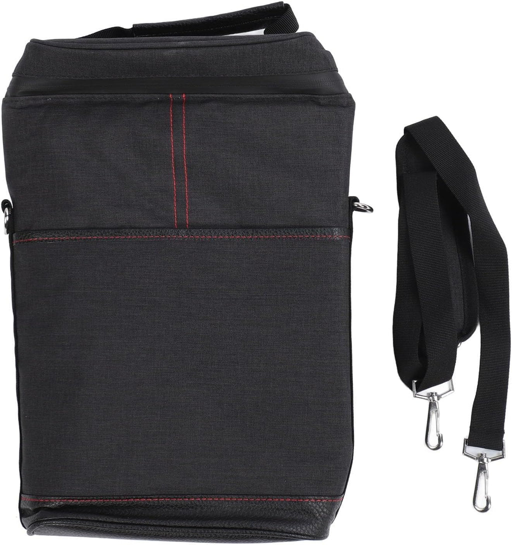 Thermal Wine Tote That Holds Two Bottles With Adjustable Strap Durable Canvas Carrier