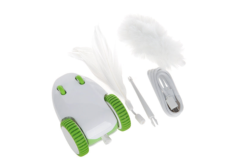Feather Wand Cat Toy With Realistic Movement For Engaging Play