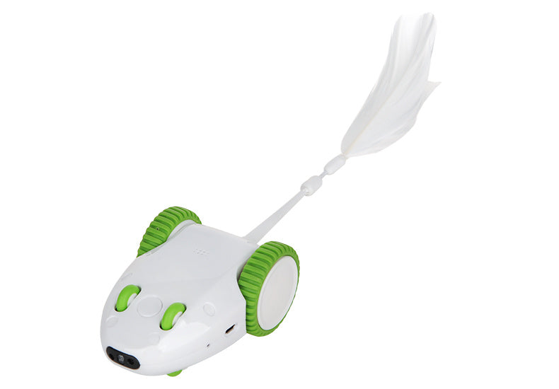 Feather Wand Cat Toy With Realistic Movement For Engaging Play