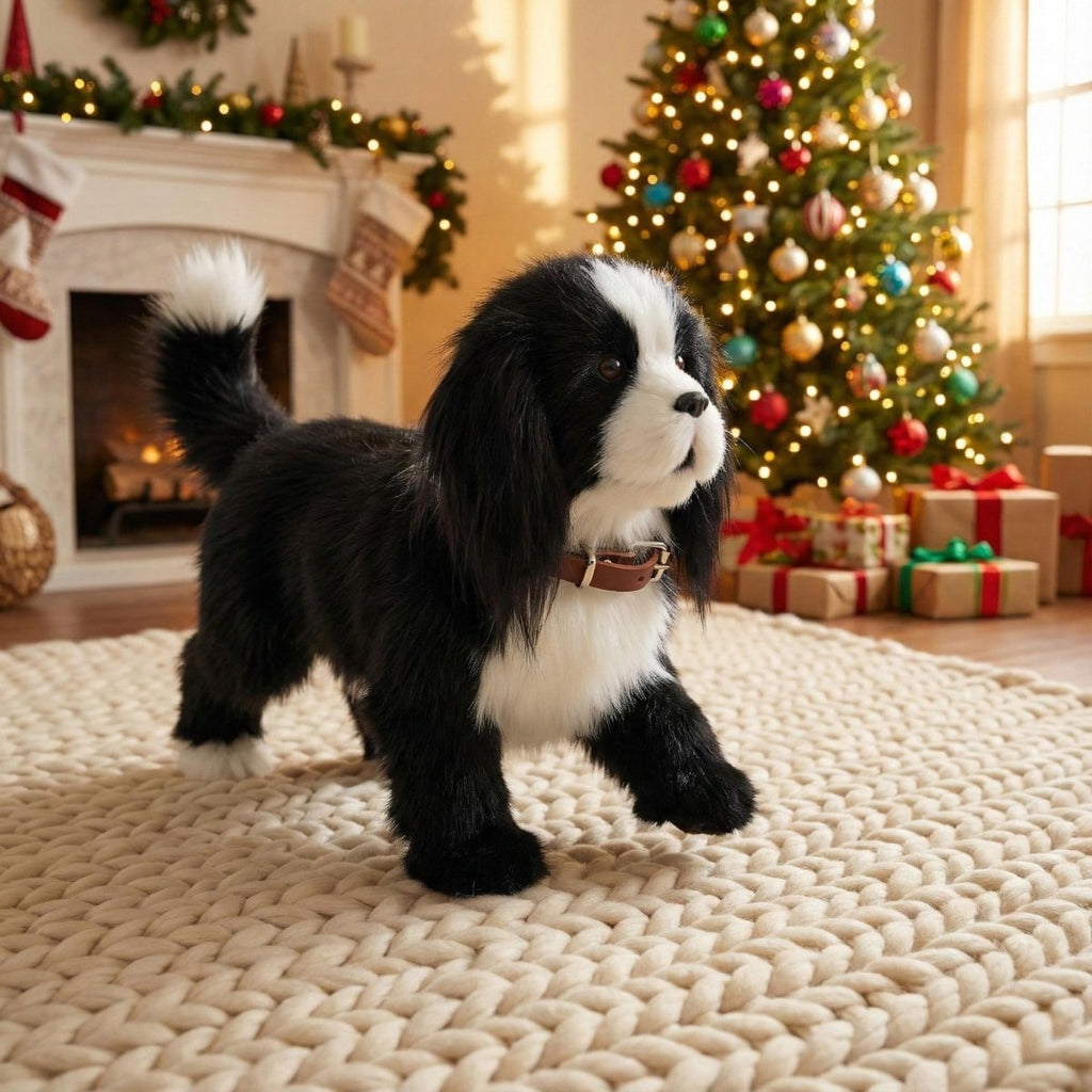 Interactive Robot Puppy Lifelike Walking And Barking Electronic Dog Toy For Kids