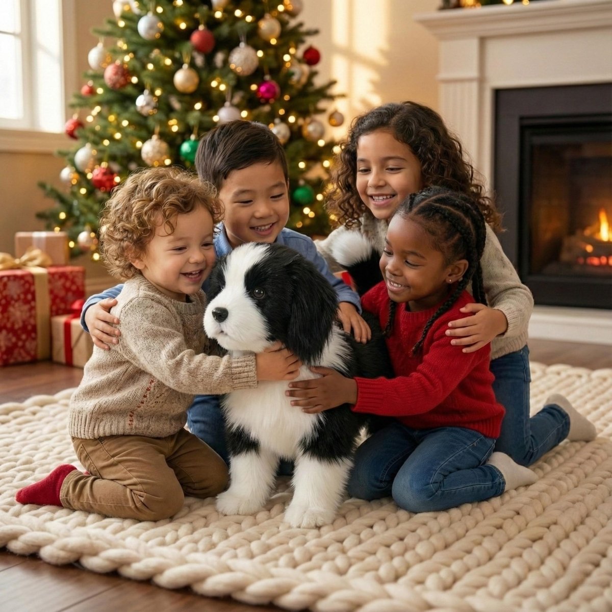Interactive Robot Puppy Lifelike Walking And Barking Electronic Dog Toy For Kids