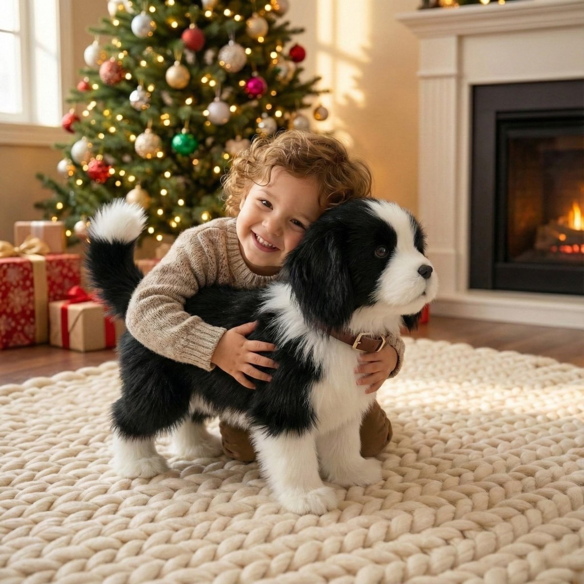 Interactive Robot Puppy Lifelike Walking And Barking Electronic Dog Toy For Kids