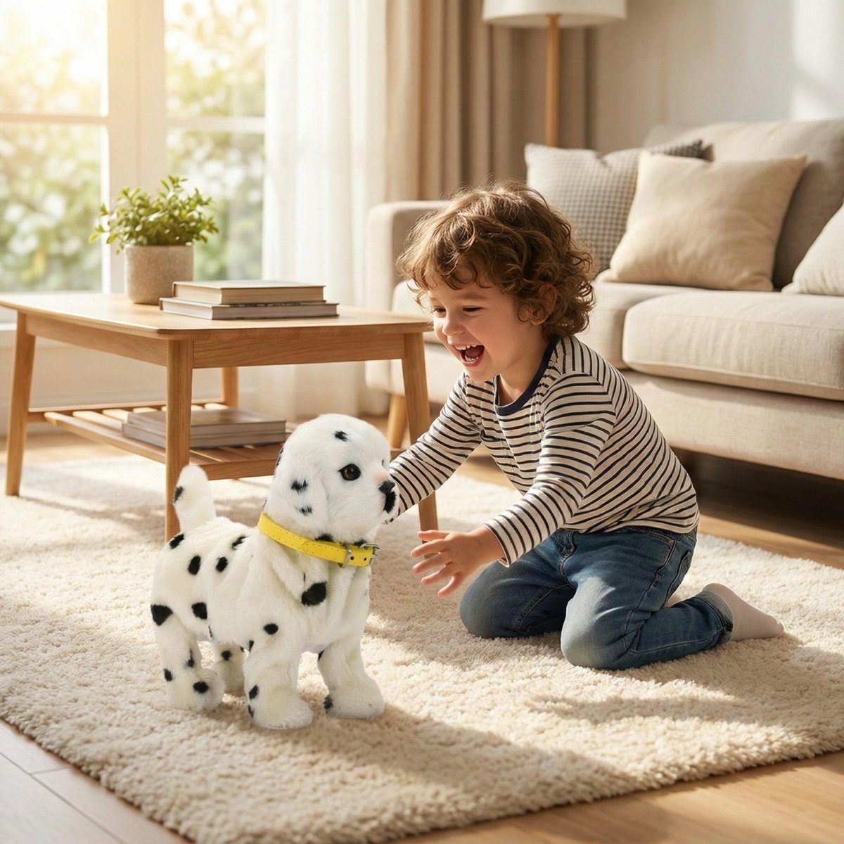 Interactive Robot Puppy Lifelike Walking And Barking Electronic Dog Toy For Kids