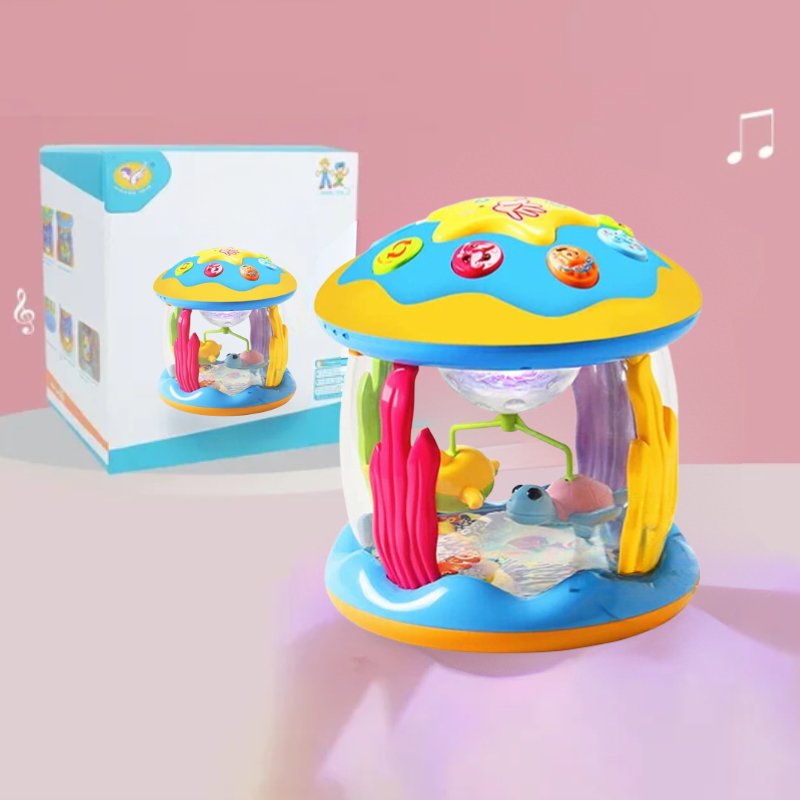 Interactive Drum Toy For Babies With Lights And Music