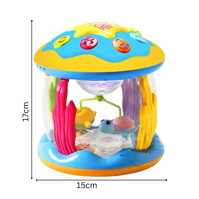 Interactive Drum Toy For Babies With Lights And Music
