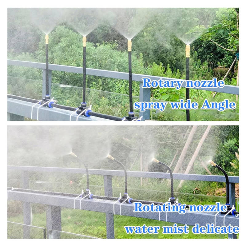 Irrigation Pro Drip Kit With 360 Degree Adjustable Nozzles And Flexible Hose