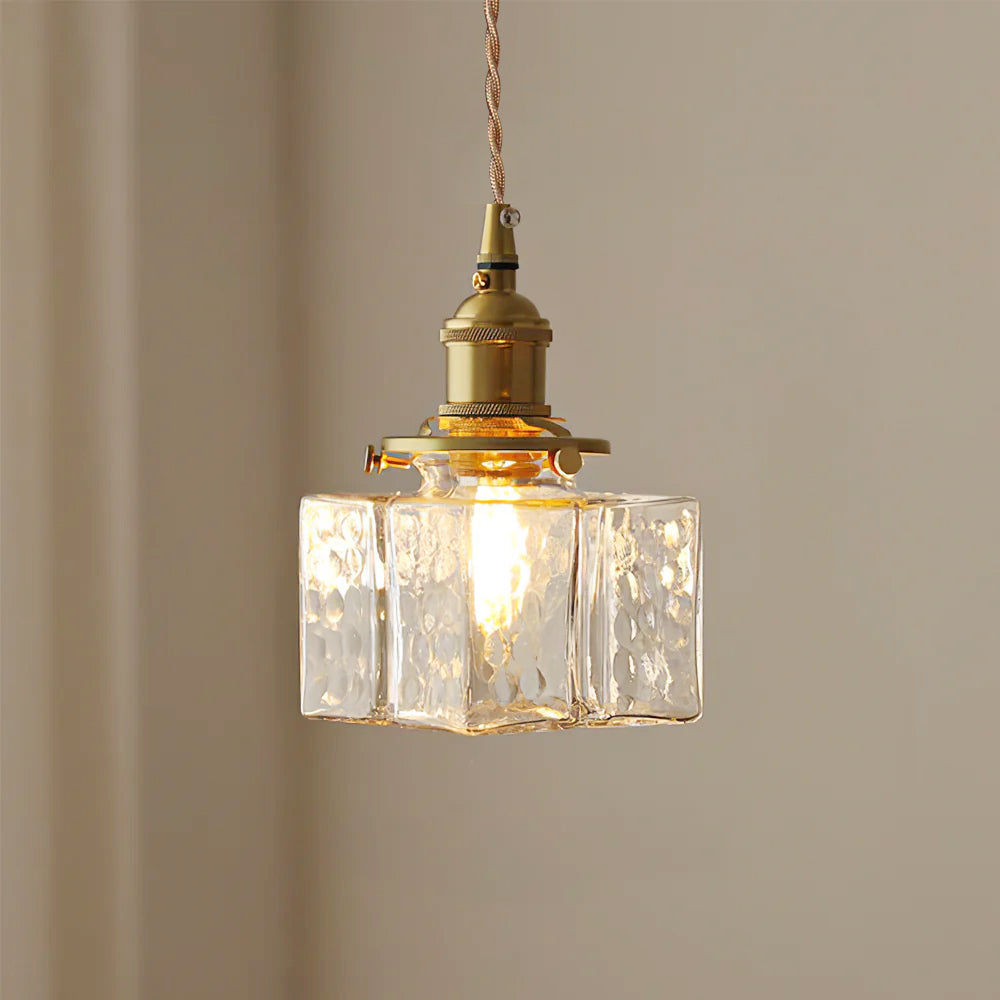 JewelGlass Sleek Pendant Light For Modern Kitchen Area