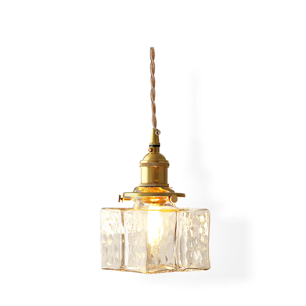 JewelGlass Sleek Pendant Light For Modern Kitchen Area