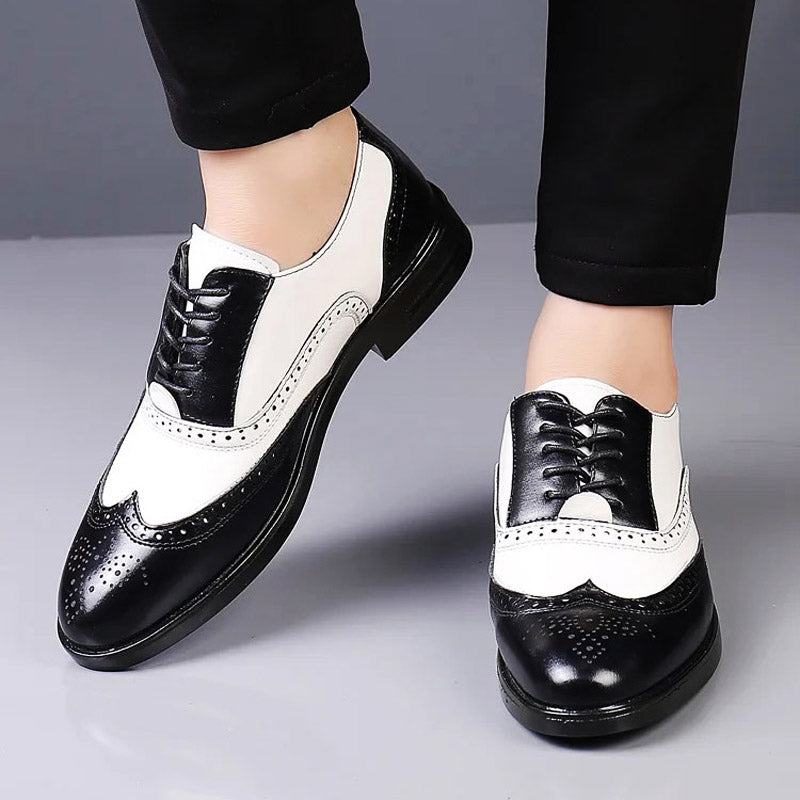 Kalsten Two-Tone Leather Brogue Shoes For Any Occasion