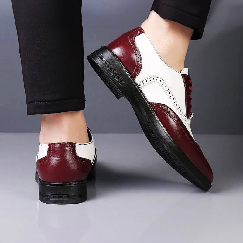 Kalsten Two-Tone Leather Brogue Shoes For Any Occasion
