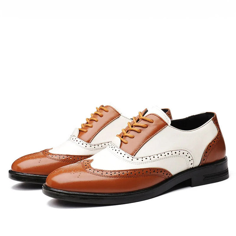 Kalsten Two-Tone Leather Brogue Shoes For Any Occasion