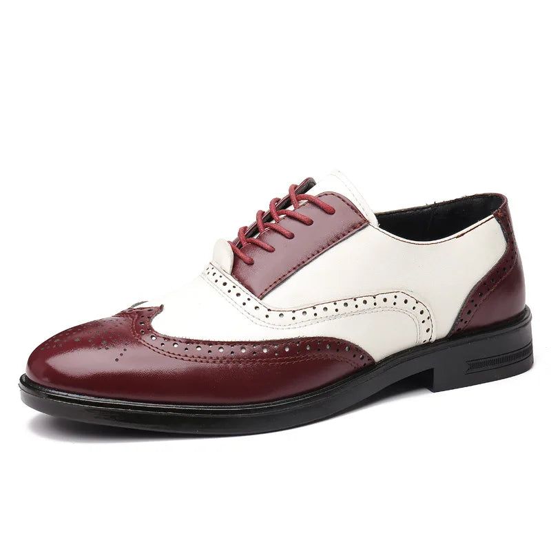 Kalsten Two-Tone Leather Brogue Shoes For Any Occasion