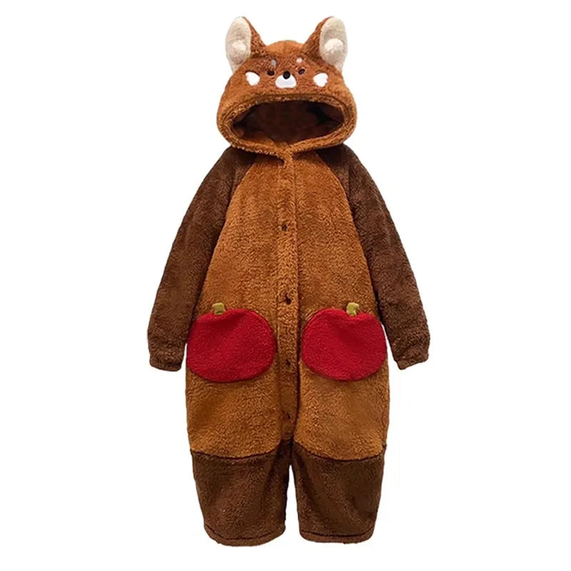 Kawaii Collection Cozy Red Panda Sleep Set For Women