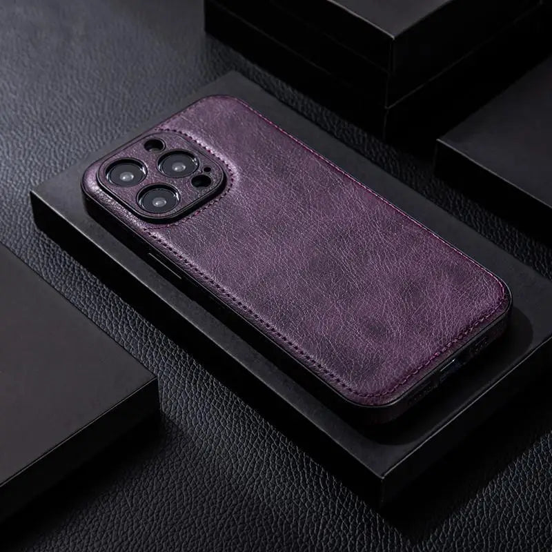 Kendra Leather iPhone Case With Durable Protection