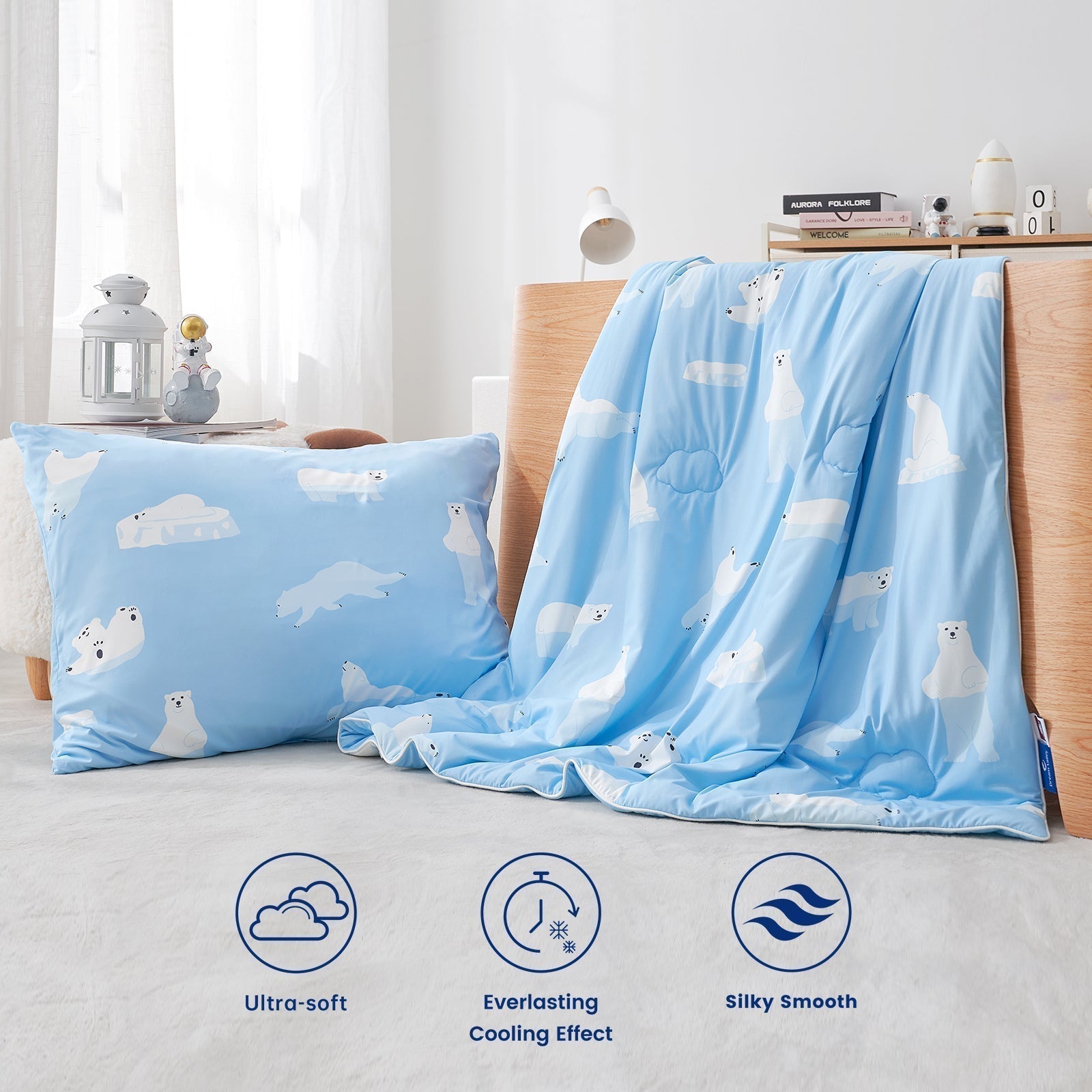 Outlast Technology Kids Comforter, Temperature-Regulating, Soft And Breathable