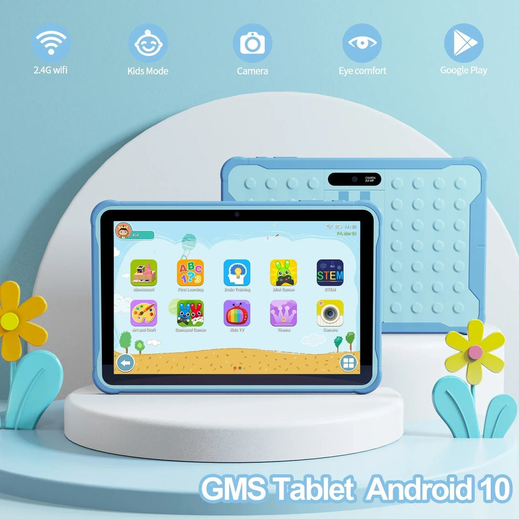 Kids Learning Tablet With HD Display Quad Core Processor And Expandable Storage