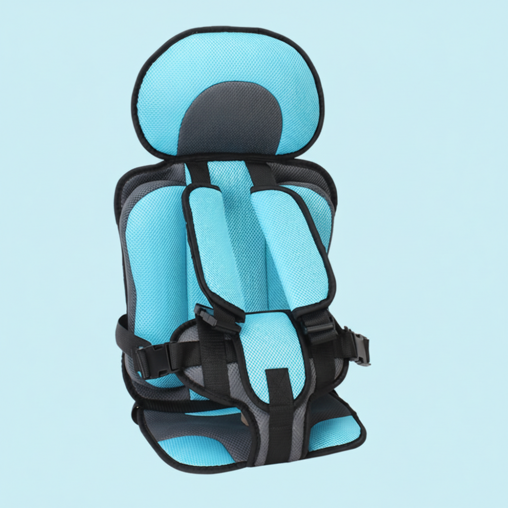 Portable Travel Booster Seat For Kids With 5-Point Harness
