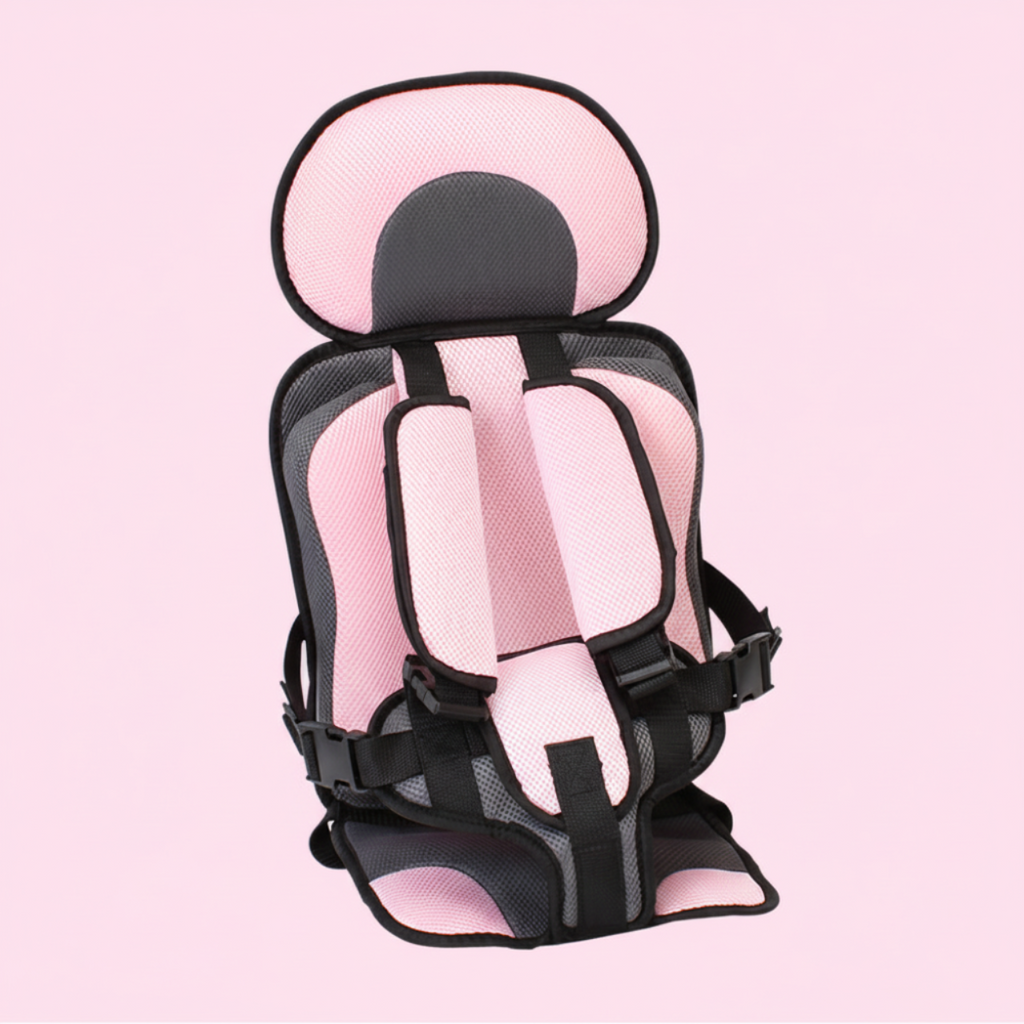 Portable Travel Booster Seat For Kids With 5-Point Harness