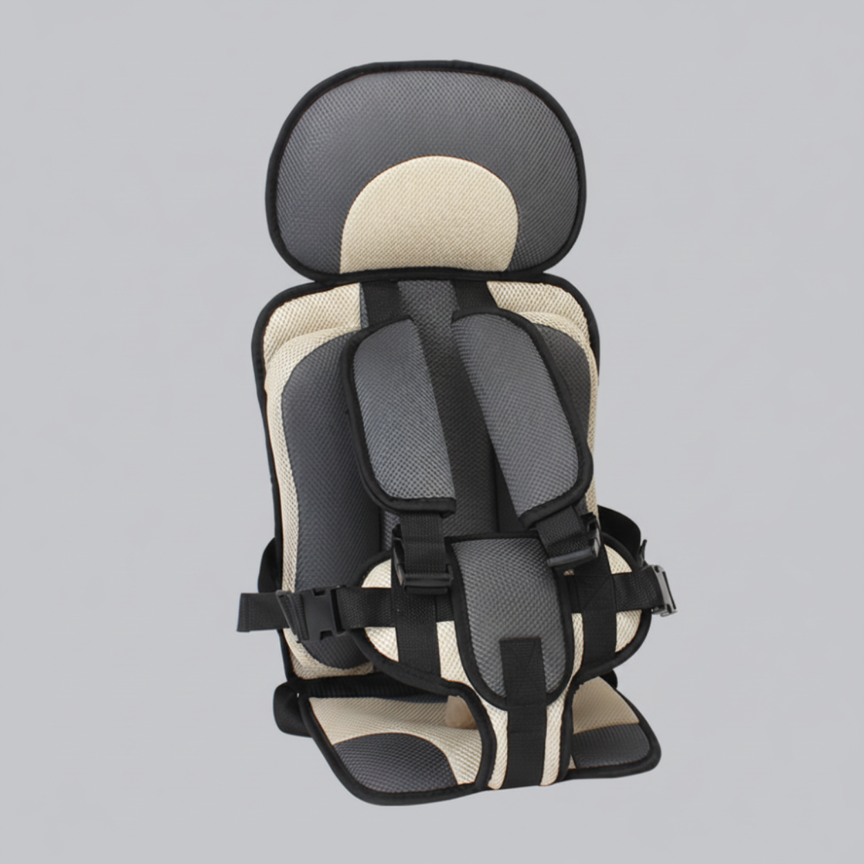 Portable Travel Booster Seat For Kids With 5-Point Harness