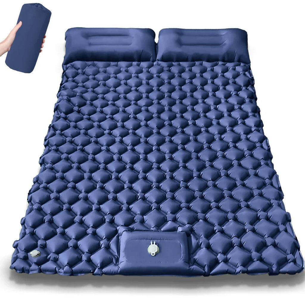 Kieran Quick-Inflate Extra-Wide Double Camping Mattress For Outdoors