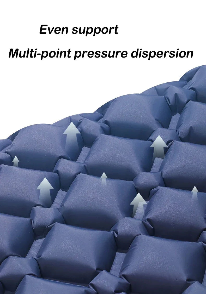 Kieran Quick-Inflate Extra-Wide Double Camping Mattress For Outdoors