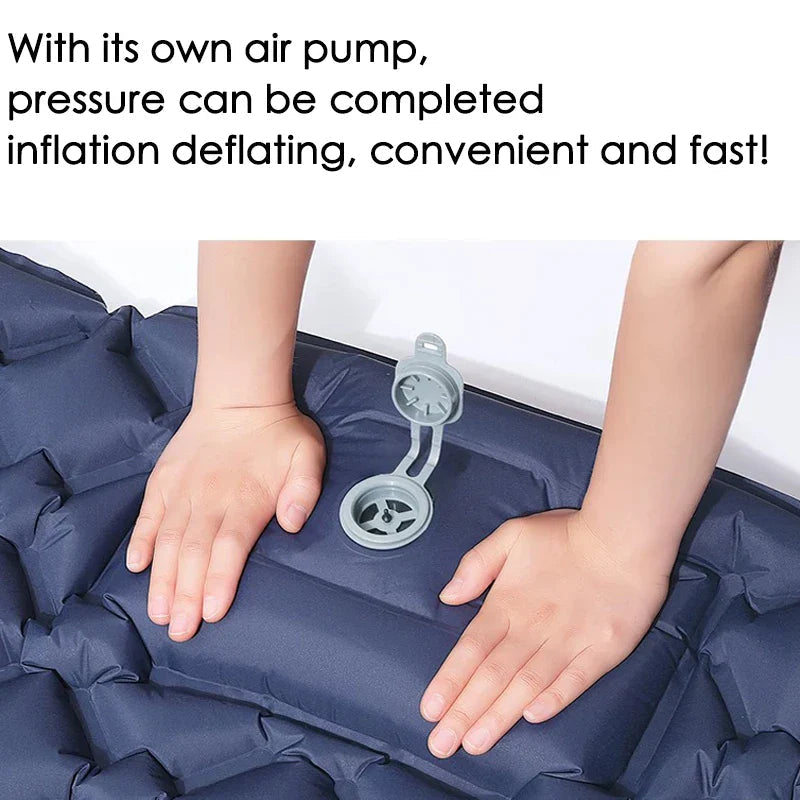 Kieran Quick-Inflate Extra-Wide Double Camping Mattress For Outdoors