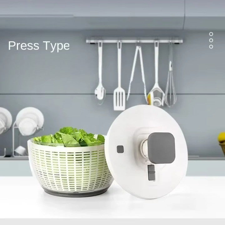Kitchen Essentials One-Handed Spinner For Easy Drying Of Fresh Greens