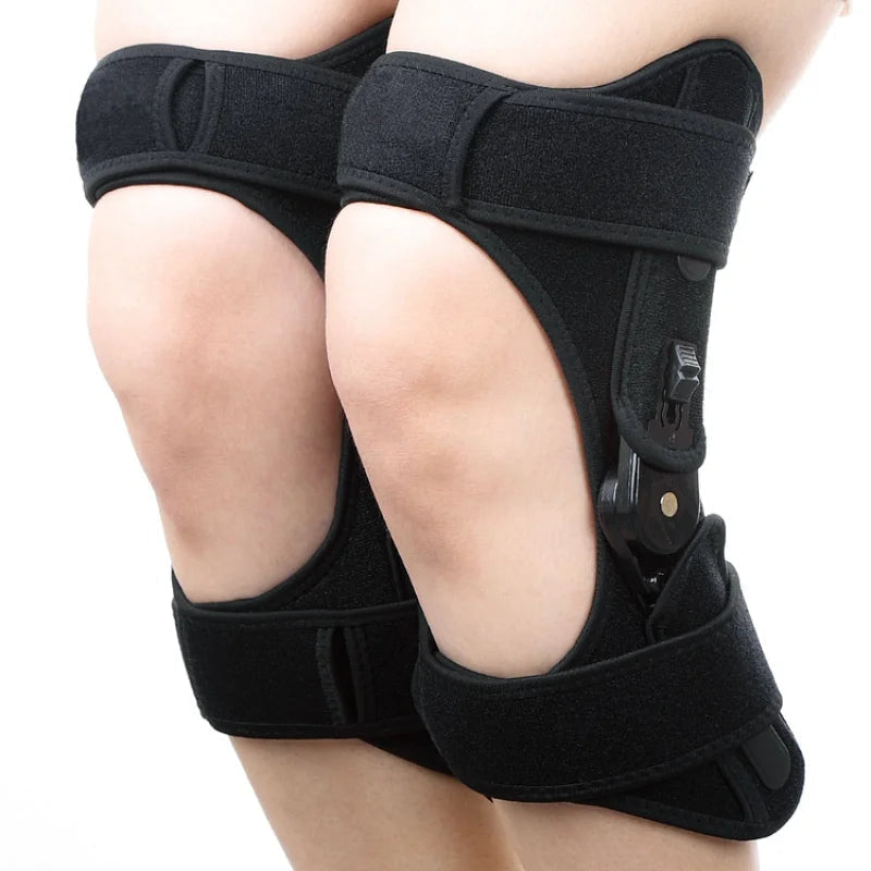 Knee Support With Adjustable Stabilizing Brace And Reinforced Stabilizers To Ease Pain