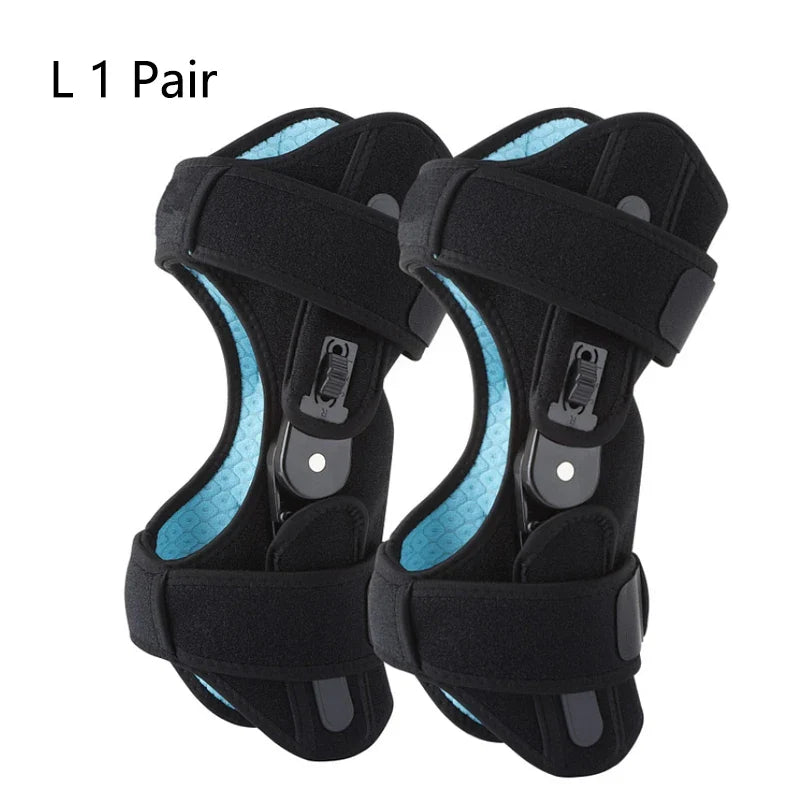 Knee Support With Adjustable Stabilizing Brace And Reinforced Stabilizers To Ease Pain