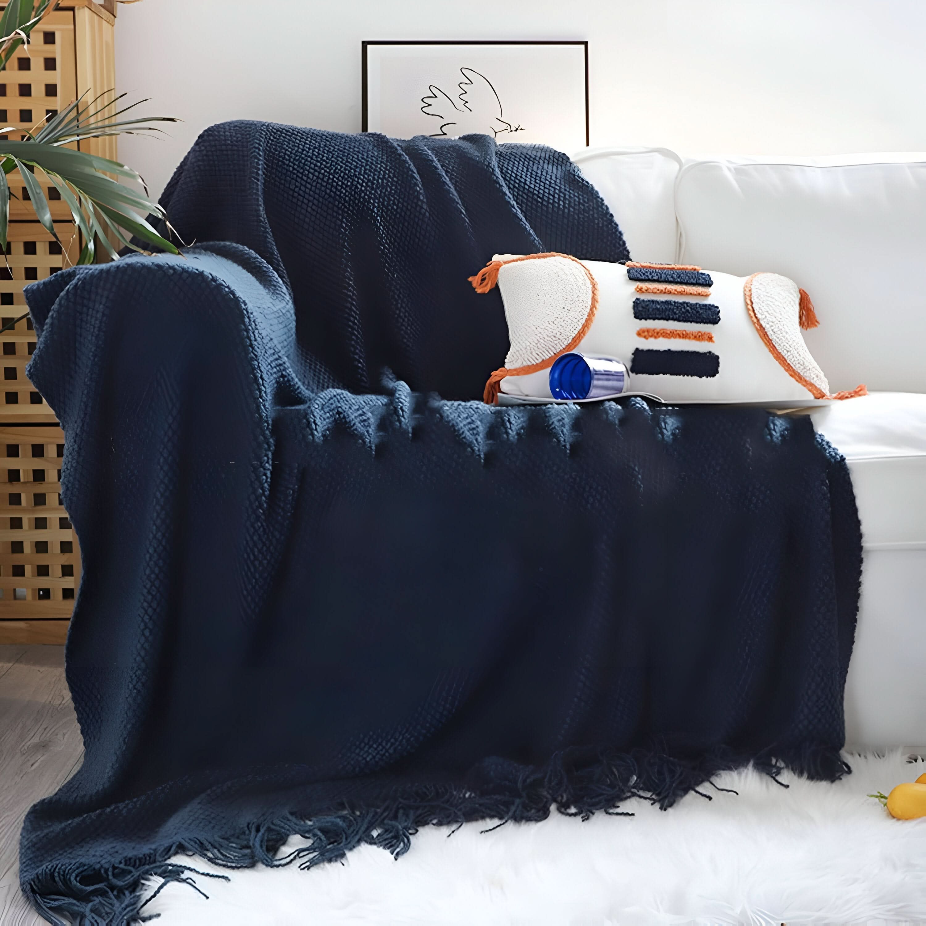 KnitCove Cozy Fleece Blanket And Plush Interior Year Round