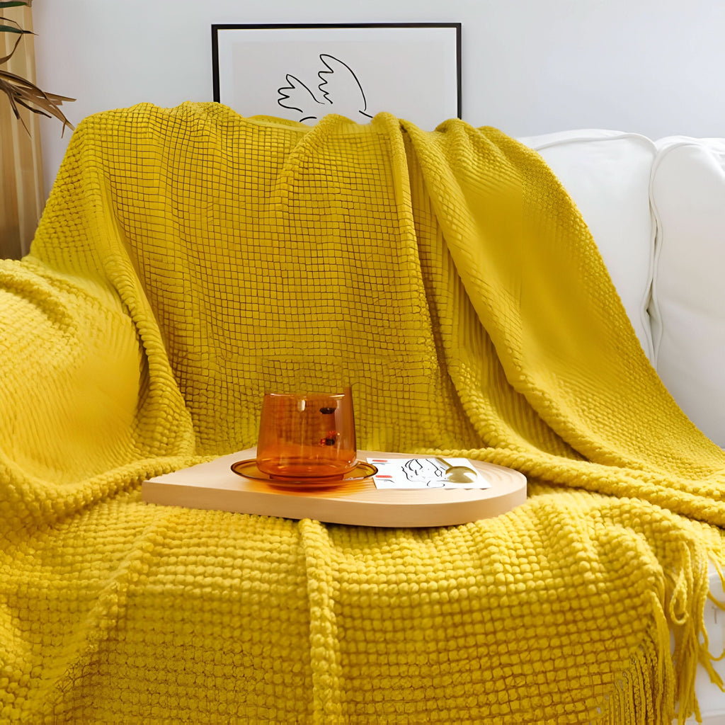KnitCove Cozy Fleece Blanket And Plush Interior Year Round