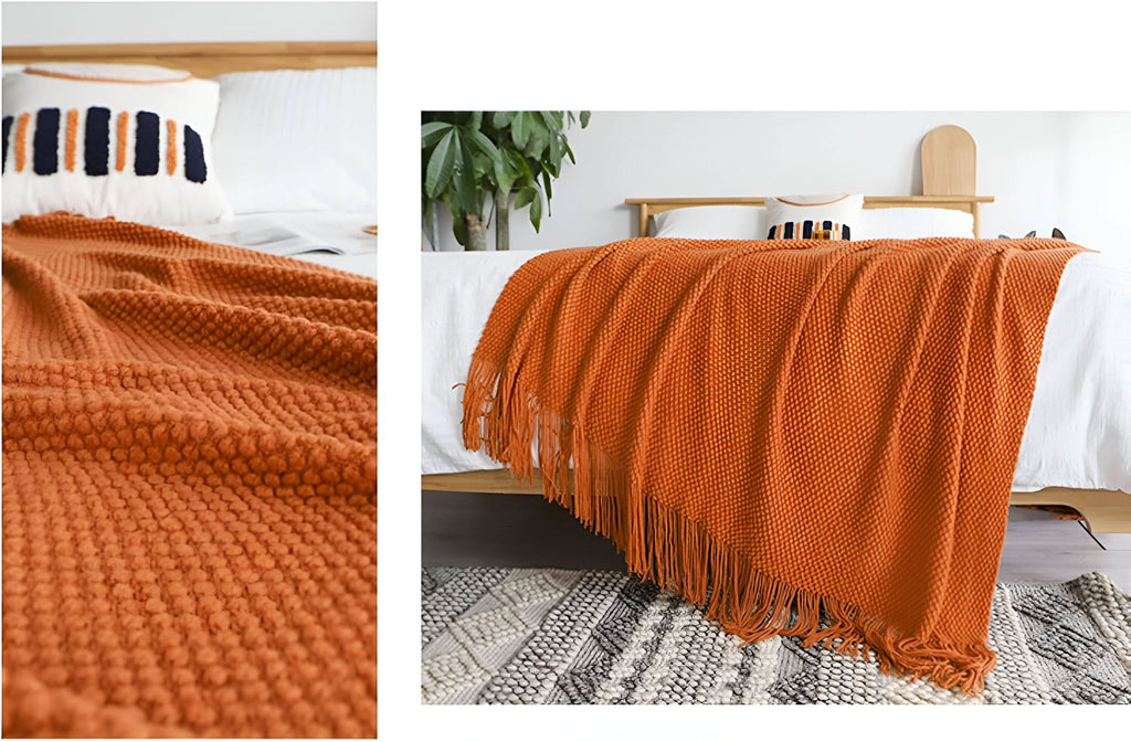 KnitCove Cozy Fleece Blanket And Plush Interior Year Round