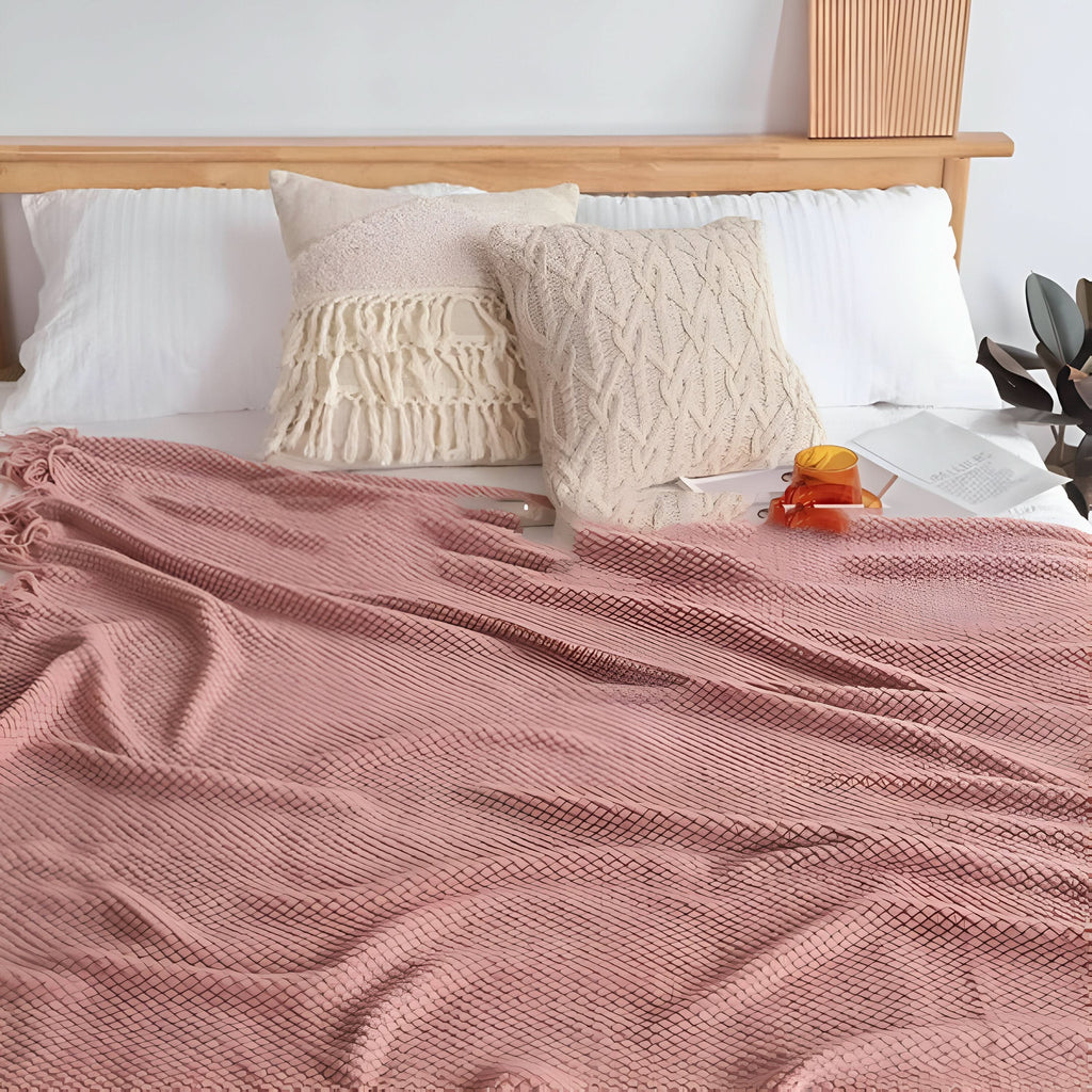 KnitCove Cozy Fleece Blanket And Plush Interior Year Round