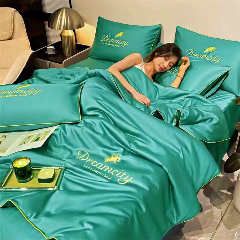 KühlTraum Ice-Silk Cooling Duvet For Hot Nights Breathable Lightweight Sleep Comfort