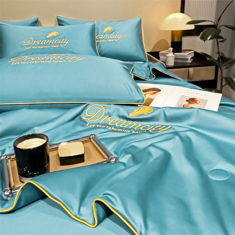 KühlTraum Ice-Silk Cooling Duvet For Hot Nights Breathable Lightweight Sleep Comfort