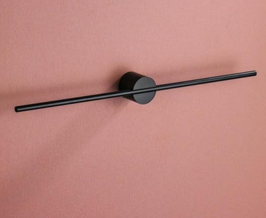 Kyler Collection Adjustable Towel Bar in Brushed Aluminum for Modern Bathrooms