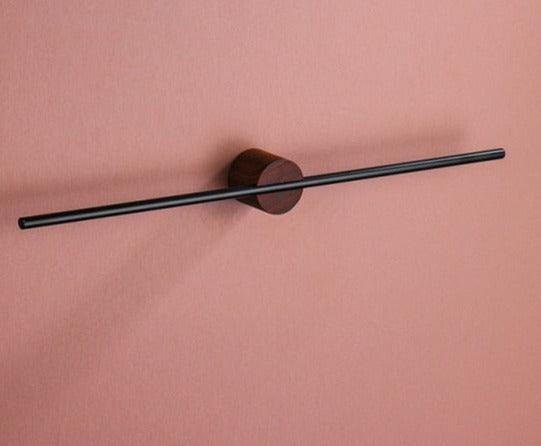 Kyler Collection Adjustable Towel Bar in Brushed Aluminum for Modern Bathrooms
