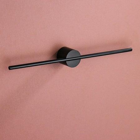 Kyler Collection Adjustable Towel Bar in Brushed Aluminum for Modern Bathrooms